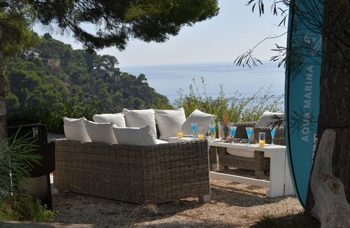 Cavaliere Villa | Villa Front de mer 6 bedrooms, 12 persons 180° sea view - private beach