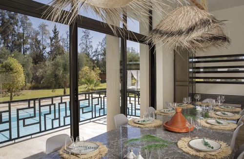 El Aggada Villa | Villa GATSBY Marrakech,18 guests 15 mn center, swimming pool, heated jacuzzi