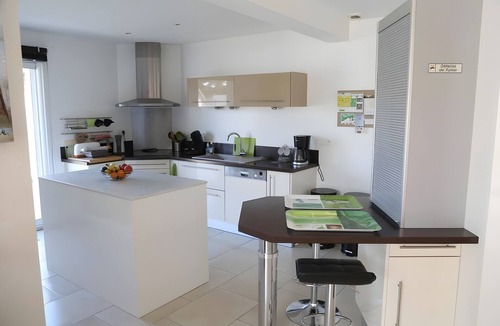 Saint-Germain-sur-Ay Villa | Villa "Grande Bord De Mer" with Private Terrace, Garden, and Wi-Fi