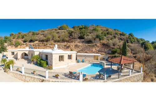 Peristerona Villa | Villa Heaven: Large Private Pool, Sea Views, A/C, WiFi, Eco-Friendly