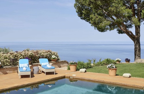Deia Villa | "villa in Mallorca. Infinite Blue Over the Mountains of the Serra de Tramuntana"