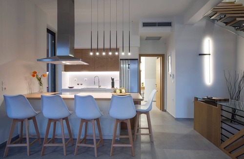 Lefkada Villa | Villa Karyatis, Divine Sea & City Views, Infinity Pool, Furnished Terrace,.