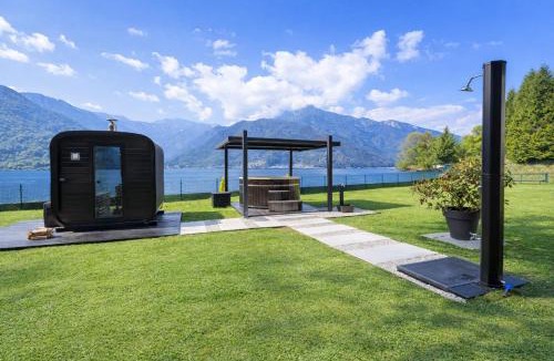 Pieve di Ledro Villa | Villa Ledro with Private Dock - Sauna - Hot Tub