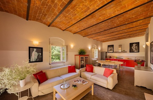 Gambassi Terme Villa | Villa Linchiano with Historic Tower and Private Pool