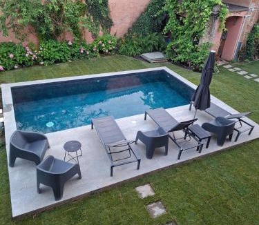 Carignano Apartment | Villa Lu alloggio Ortensia con piscina