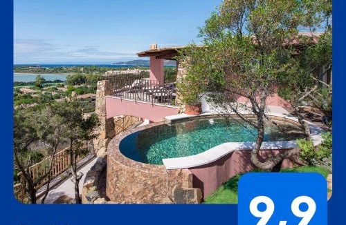 Notteri Villa | Villa Mannus - Splendida villa vista mare con piscina