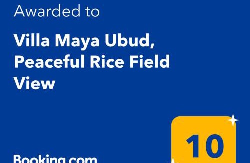 Peliatan Villa | Villa Maya Ubud, Peaceful Rice Field View