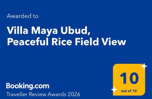 Peliatan Villa | Villa Maya Ubud, Peaceful Rice Field View