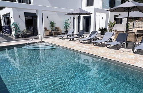 Paleokastritsa Villa | Villa Michael. Doukades Corfu. Heated pool and jacuzzi.