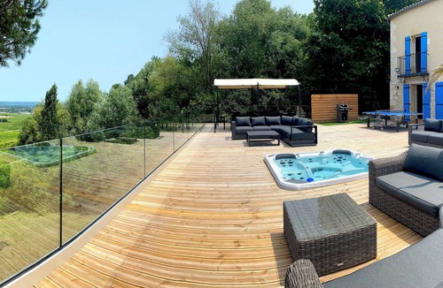 Monbazillac Villa | Villa Monbazillac, exceptional view, swimming pool, jacuzzi 10-12 pers