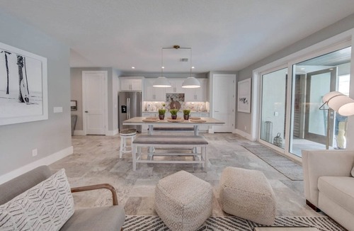 Marineland Acres House | Villa Nautilus Steps Away From the Beach - New Lux 3 Story Pool Hot Tub Home With Elevator