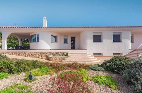 Sant Lluis Villa | Villa next Binibeca, one level and first sea line salad pool, air-conditioned