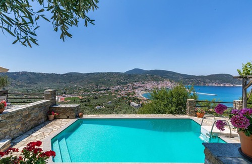 Skopelos Town Villa | Villa Nina - Magnificent Views - 3km from Skopelos Town