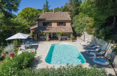 Pesaro Villa | Villa Panorama - Private villa, 4 bedrooms, pool, A/C, wifi, beach 1 km, Marche