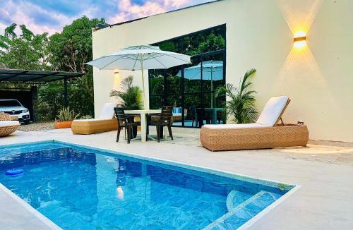 Ricaurte Apartment | Villa Paz Casa tranquila con piscina privada