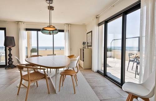 Saint-Hilaire-de-Riez Villa | Villa (penthouse duplex) with indoor pool, private spa and 180° sea view