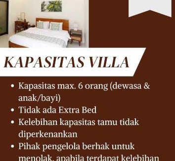 Sleman Villa | Villa Rooz BARU private pool dining kitchen