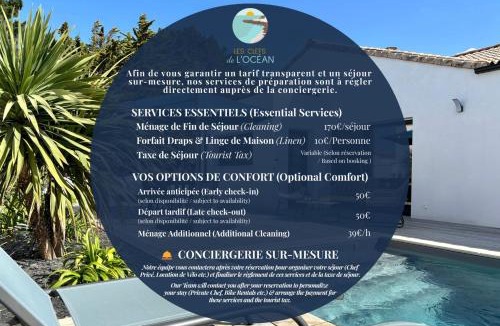 Bretignolles-sur-Mer Villa | Villa Rosemonde Beach 700m Heated Pool Boules Pitch Garden Sleeps 8