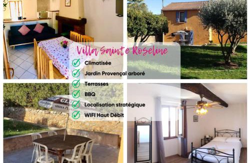 Les Arcs-sur-Argens House | Villa Sainte Roseline -AC, Provençal Garden and BBQ