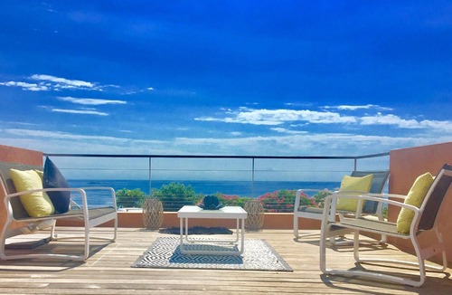 Santa Giulia Villa | Villa Santa Giulia, 800 m from the beach, panoramic sea view, heated swimming pool.