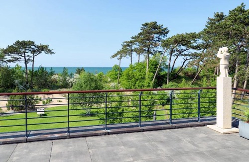 Hohe Dune Apartment | Villa Schmidt Apartments - Strandhaus direkt am Meer mit Sauna, Sport und Dünengarten - Studio