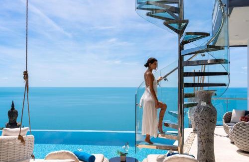 Lamai Villa | Villa Seawadee - luxurious, award-winning design Villa with amazing panoramic seaview