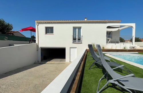 Brouilla Villa | Villa*SOL DELS ASPRES- Swimming pool - BBQ - Garage - Air conditioning/central heating