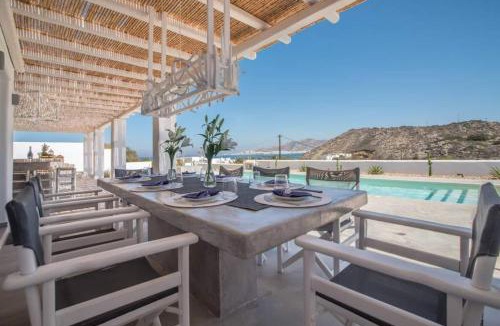 Stelida Villa | Villa Sole, Pool, Jacuzzi, Seaview