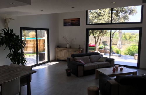 Le Cres Villa | Villa splendid view on Pic Saint Loup Swimming pool/Jacuzzi near Montpellier