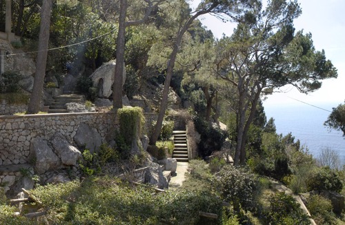 Marina Piccola Villa | Villa storica 1920 Con giardino di limoni e palme con vista sul mare