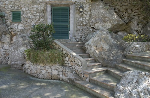 Marina Piccola Villa | Villa storica 1920 Con giardino di limoni e palme con vista sul mare