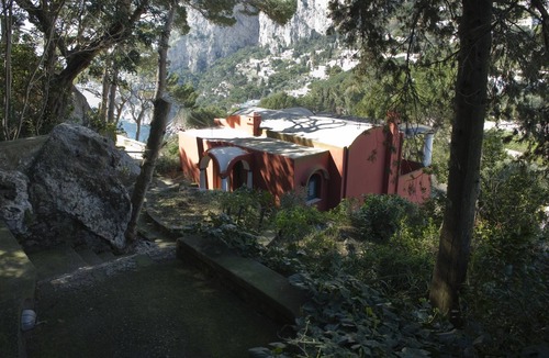Marina Piccola Villa | Villa storica 1920 Con giardino di limoni e palme con vista sul mare