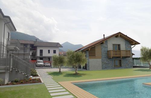 Dervio Villa | Villa Sunset - Luxury property with pool & large private garden and parking, few steps from the beach, ideal for singles, couples and a family