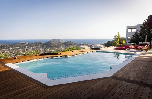 Anavyssos Villa | Villa TakeOff, 4 Bedrooms, 5 Bathrooms with Swimming Pool and Astonishing View.