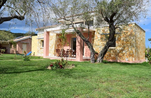 Messonghi House | Villa Thalassa with a swimming pool and garden