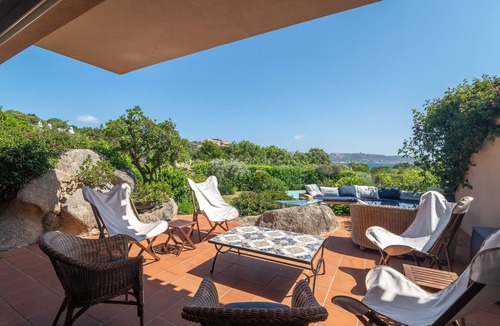 Porto Rafael Villa | Villa 'Viola Con Piscina E Giardino' with Sea View, Private Pool and Wi-Fi