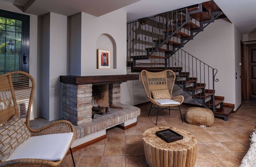 Fiorenzuola di Focara Villa | Villa with a pool, sunrise, and sunset over the sea