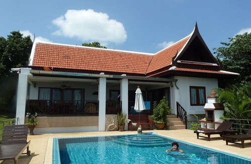 Bophut House | Villa with pool and fantastic views, a few minutes drive from the beach
