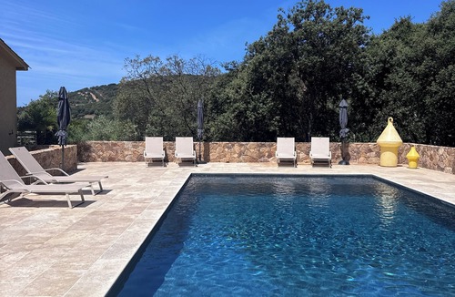 Cargese House | Villa with pool, between olive trees and sea - fantastic view!