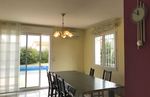 Elne Villa | Villa with private pool, AC, 3 bdr, garden, parking and WIFI in Elne