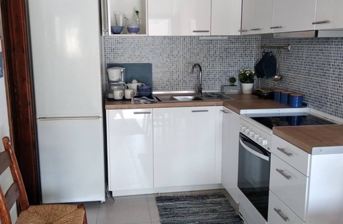Tilos House | Village studio fully renovated, stunning sea and mountain views.