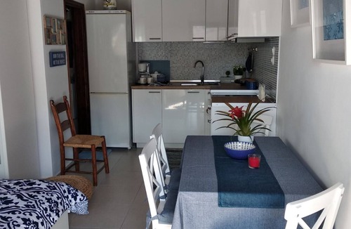 Tilos House | Village studio fully renovated, stunning sea and mountain views.