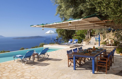 Sivota Villa | Villas Balcony - Lefkada-Travel