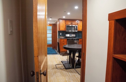 Berwyn Apartment | Vintage Charm & MCM Style in Modern Berwyn Digs