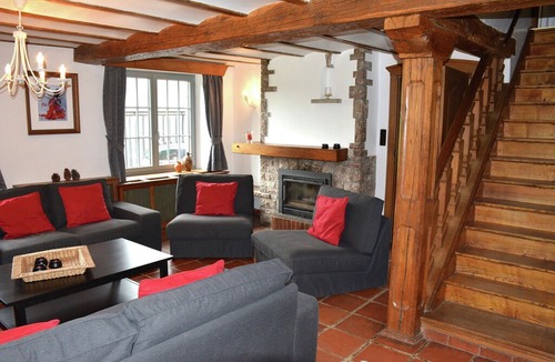 Gouvy House | Vintage Farmhouse in Gouvy with Garden, Roofed Terrace, BBQ