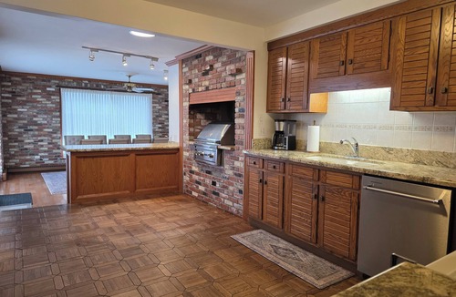 Gaylord House | Vintage ranch: close to downtown Gaylord! Double king, Double queen!