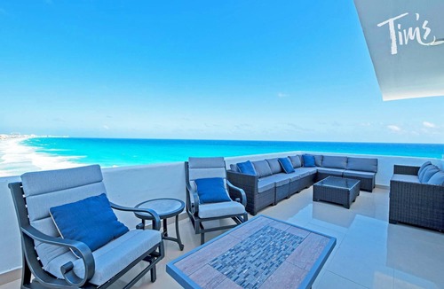 Zona Hotelera Condo | VRBO Premier Host – Beachfront – 11BR/9Bth – Penthouse Combo #3120