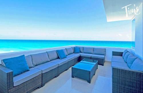 Zona Hotelera Condo | VRBO Premier Host – Beachfront – 11BR/9Bth – Penthouse Combo #3120