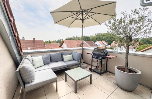 Venningen Apartment | Vyne Apartments - Dachterrasse - Grill - Parkplatz