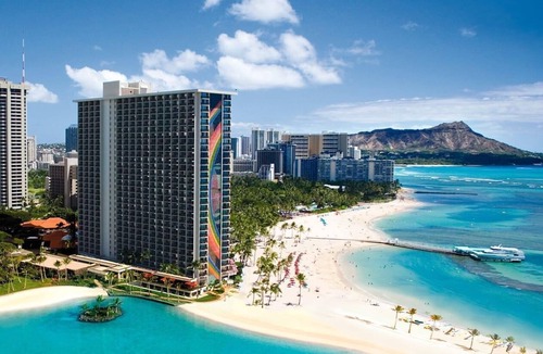 Waikiki Apartment | Waikiki Two story Penthouse 3 BR Hilton Hawaiian Village Lagoon Towers